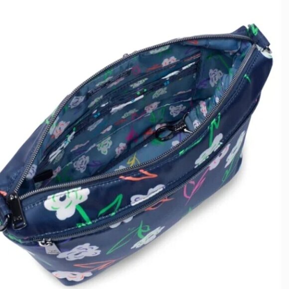 NWT- LUG- FLARE 2 CROSSBODY BAG> Bright Floral ! - Picture 5 of 6